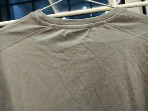 Front printed grey t-shirt