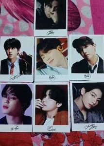 BTS photocards with Signature (Pack Of 16)