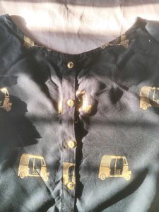 Funky 'Auto Rickshaw' Print Top