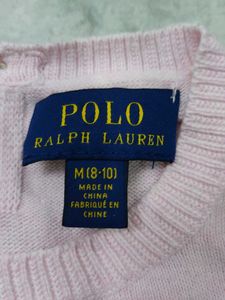 Ralph Lauren Cute Pink Ladybug Sweater