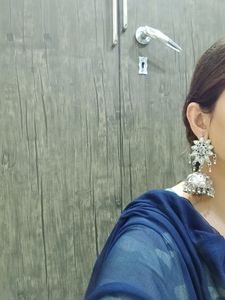 Beutiful Big Oxidised Jhumke