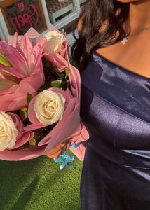 Elegant Navy Blue Dress