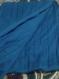 Teal Dupatta with Delicate Detailing