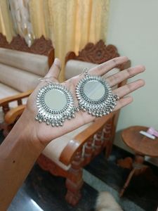 Oxidised Earring