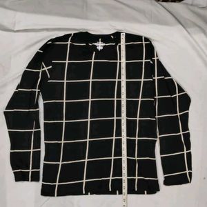 Checkered Long Sleeve T-Shirt