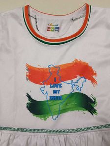 Tri Colour Girl Frock