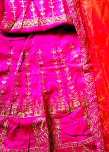 Kids Semi Stitched Lehanga Choli