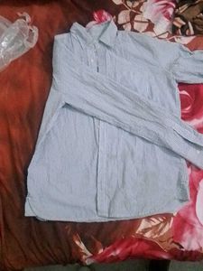 Men's Light Blue Long Sleeve Shirt