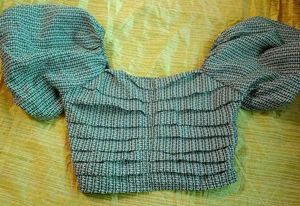 Statement Sleeve Crop Top