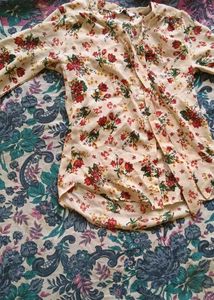 Flower Print Shirt For Women