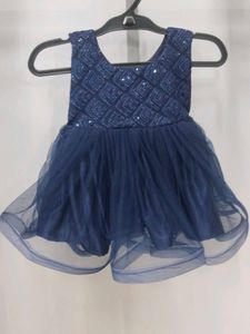 Cute Blue Party Dress