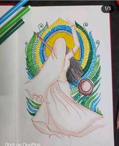 Meera Bai Drawing
