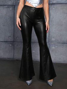 Zara Bootcut Leather Pants