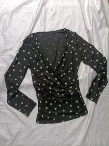 Polka Dot  Top 🖤