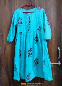 Blue Kurti Set