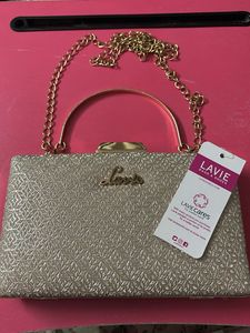 Lavie Gold Clutch