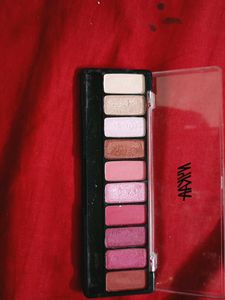 Combo Of Nykaa 10 In 1 Eyeshadow Palette And Nailp
