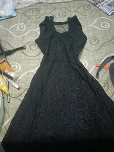 Black Lace Party Dress