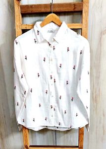 Floral White Shirt Cotton &amp; TOP Size-38-40(combo)
