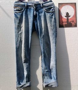 Blue Acid Wash Jeans