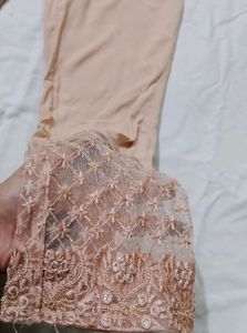 Peach Kurta Set