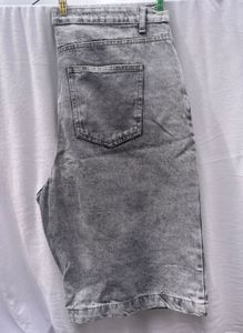 Acid-Wash Denim Shorts