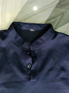 Navy Blue Athletic Polo