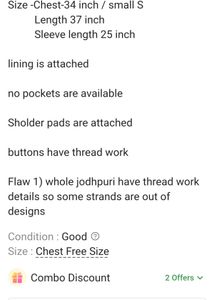 Sherwani+Indo Western Combo