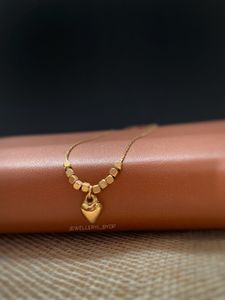 Gold Heart Pendant Necklace