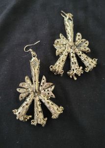 Antique red cabochon Earrings