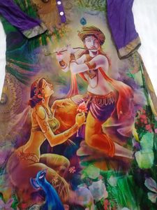 Beautiful Painting Kurti