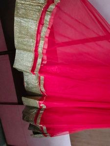 Elegant Red &amp; Gold Anarkali