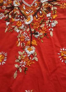 Red Kurta
