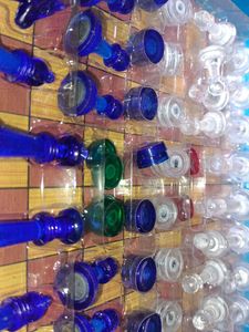 Glass Chess Set intact all piece