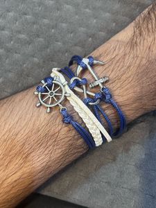 Anchor Navy Bracelet