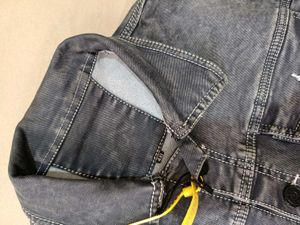 Trendy Gray Denim Jacket