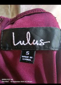 sale ❗🎊🎉Elegant Burgundy Maxi Dress