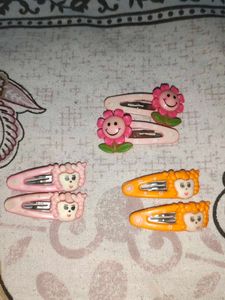 Vintage Hair Clips - Set of 3 Pairs