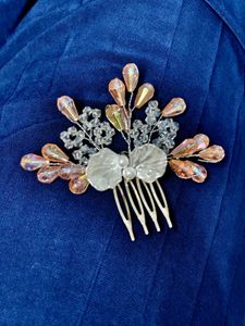 Beaded Hair Brooch Bun Pin Accessories