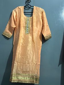 Beautiful Mirror Work Suit With Duppta