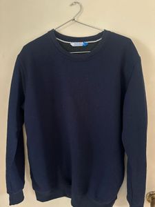 Navy Blue Crewneck Sweatshirt