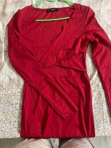 Shein Red Midi Dress