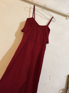 Elegant Red Jumpsuit