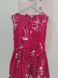 Cute Floral Dress type short kurti