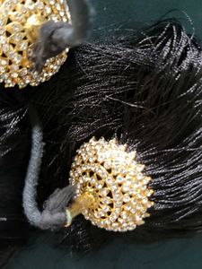 Black Tassel Hair Accessories