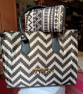 SABYASACHI  TOTE BAG WITH WALLET