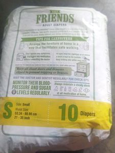 Friends Adult Diaper Size S