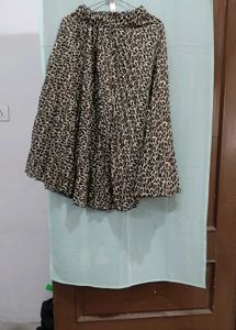 Animal Print Western Skirt