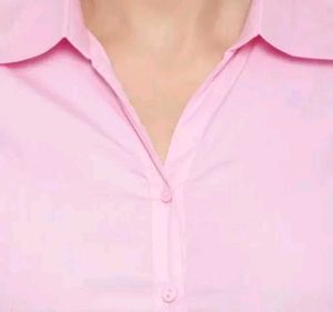 Pink 3/4 Sleeve Shirt