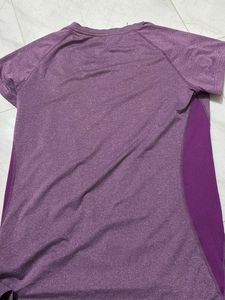 Champion Purple Activewear Tee